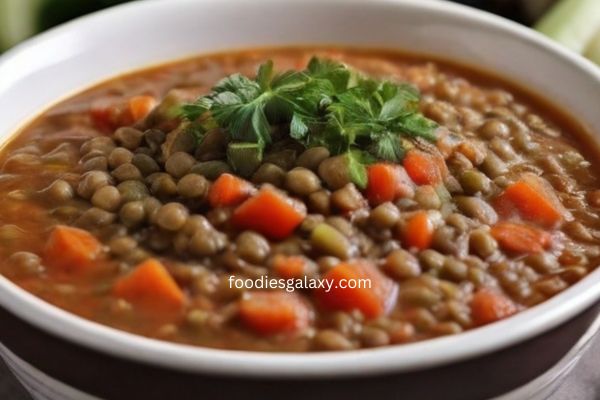 lentil soup recipe.