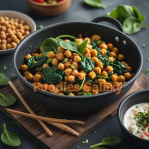 Chickpea and Spinach Stir-Fry