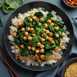 Chickpea and Spinach Stir-Fry