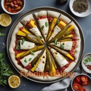 Paneer Pickle Pizza 