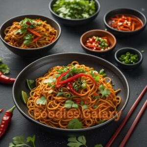 Spicy Schezwan Noodles