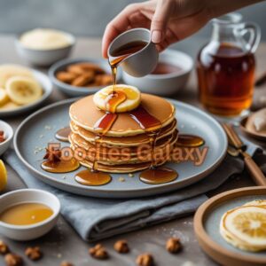 Pancakes with Maple Syrup