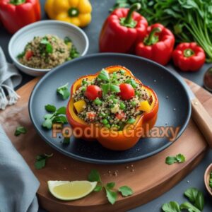 Quinoa and Veggie Stuffed Bell Peppers