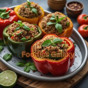 Quinoa and Veggie Stuffed Bell Peppers