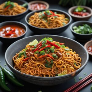 Spicy Schezwan Noodles