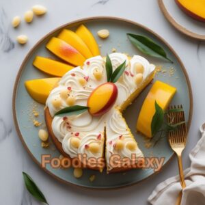 Eggless Mango Cake