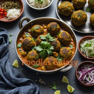 Mushroom Soya Kofta Curry with Veggie Balls