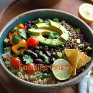 Black Bean-Quinoa Bowl