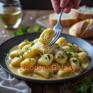 Black Garlic & Parmesan Gnocchi