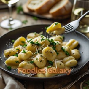 Black Garlic & Parmesan Gnocchi