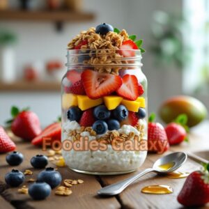 Cottage Cheese Snack Jar with Fruit