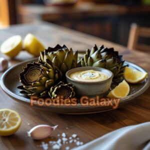 Charred Artichokes with Lemon Aioli