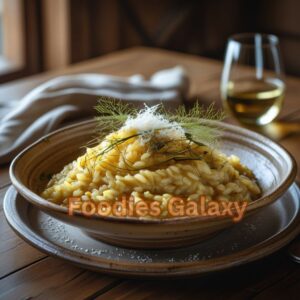 Caramelized Fennel and Saffron Risotto