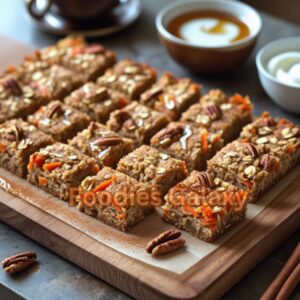 Carrot Cake Oatmeal Bars