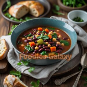 Slow Cooker Veggie Bean Soup