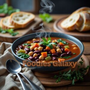 Slow Cooker Veggie Bean Soup