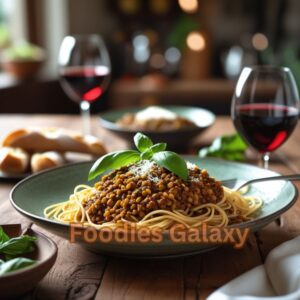 Walnut-Lentil Bolognese