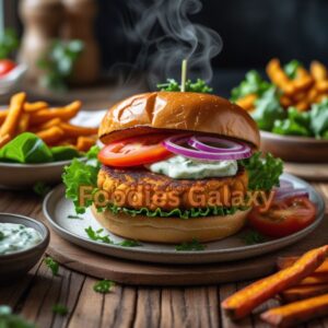 Crispy Chickpea Burger