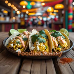 Authentic Mexican-Style Street Corn Tacos 