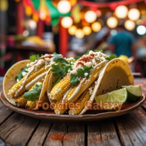 Authentic Mexican-Style Street Corn Tacos 