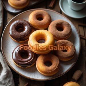  Donut Recipe with Cinnamon Sugar & Chocolate Glaze