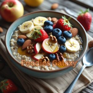 Oatmeal with Fruits & Nuts