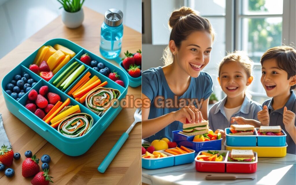 Easy Kid-Friendly Vegetarian Lunch Box