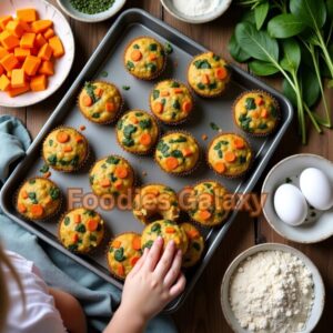 Mini Veggie Muffins for Kids