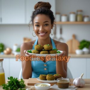 Crispy Baked Falafel with Creamy Tahini Sauce