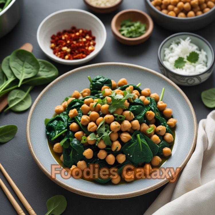 Chickpea and Spinach Stir-Fry