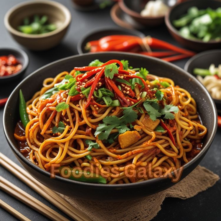 Spicy Schezwan Noodles