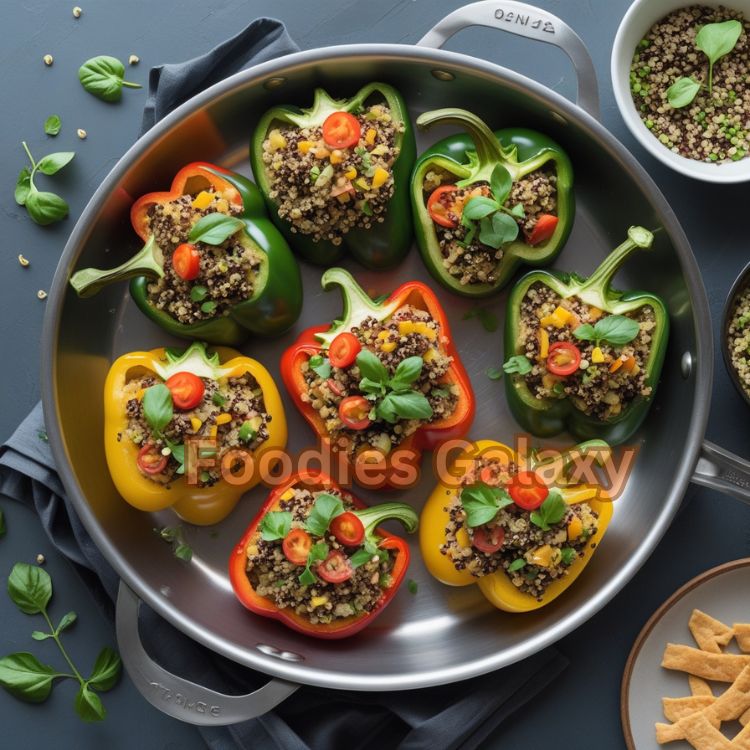 Quinoa and Veggie Stuffed Bell Peppers