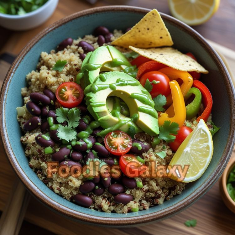 Black Bean-Quinoa Bowl