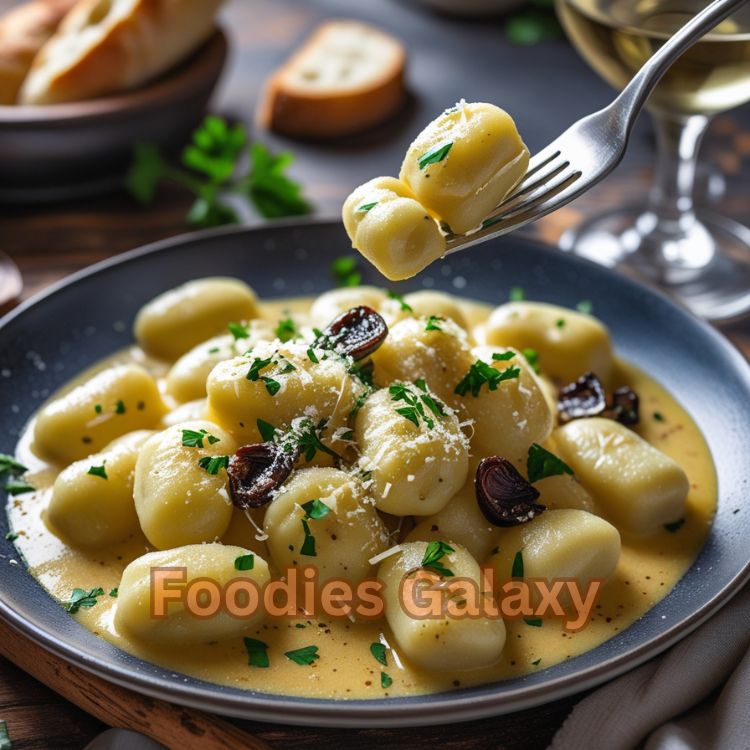 Black Garlic & Parmesan Gnocchi