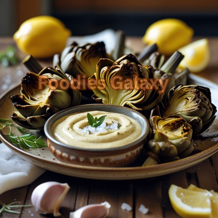 Charred Artichokes with Lemon Aioli