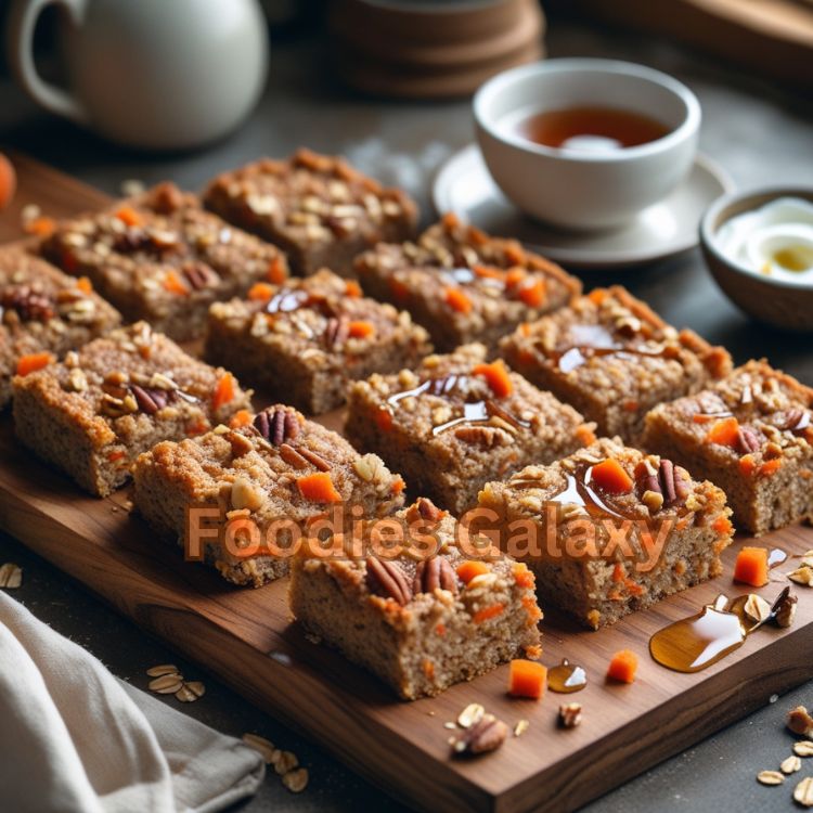 Carrot Cake Oatmeal Bars