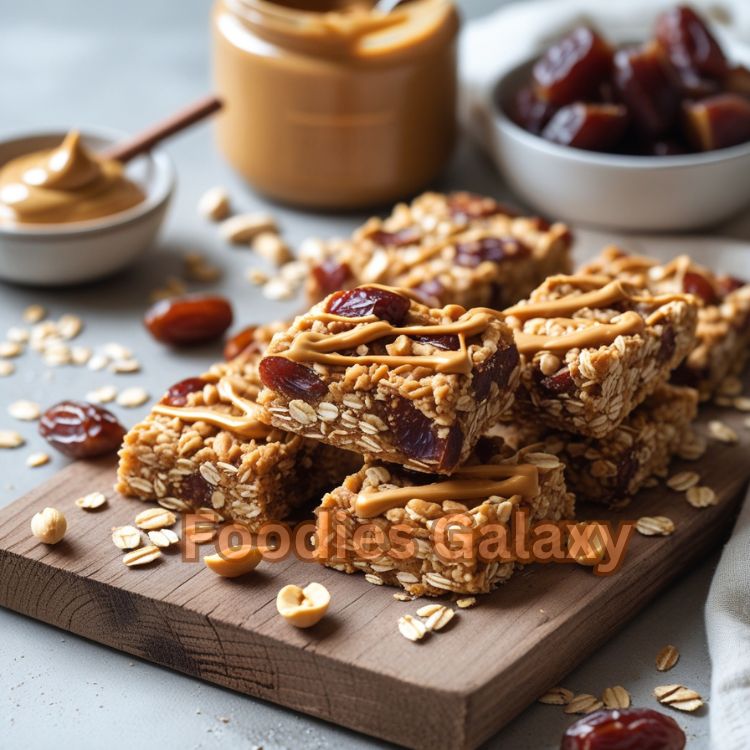 Peanut Butter & Date Granola Bars