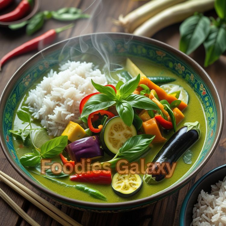 Thai Green Curry with Exotic Vegetables