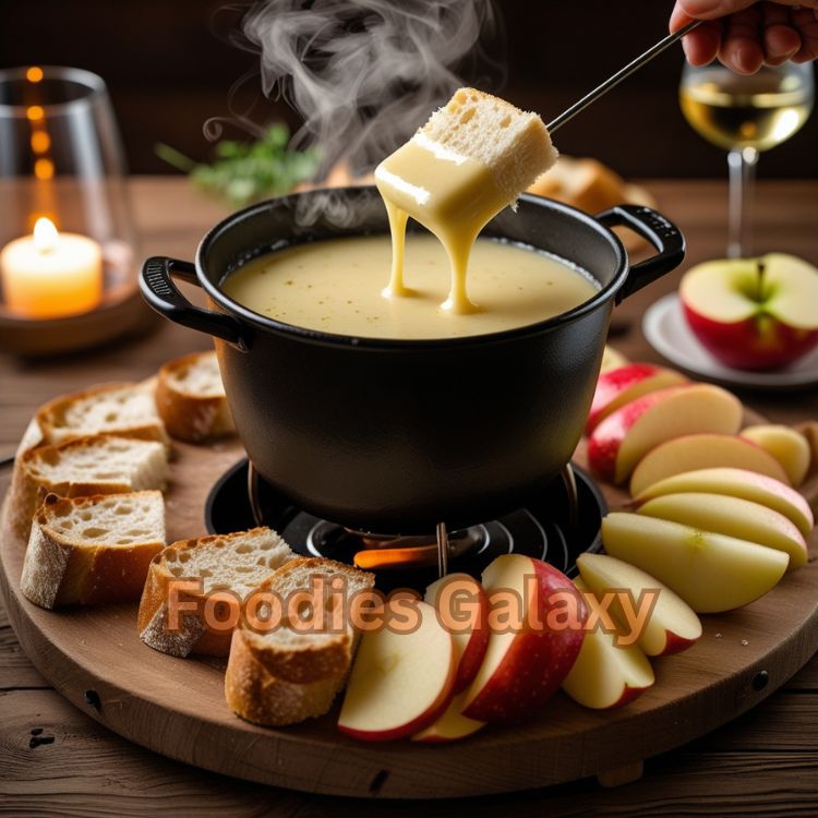 Swiss Fondue with Gruyère