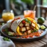 Easy Mango Chili Tofu Wrap