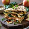 Apple, Caramelized Onion & Spinach Quesadilla