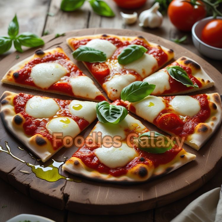 Easy Italian Margherita Flatbread Pizza
